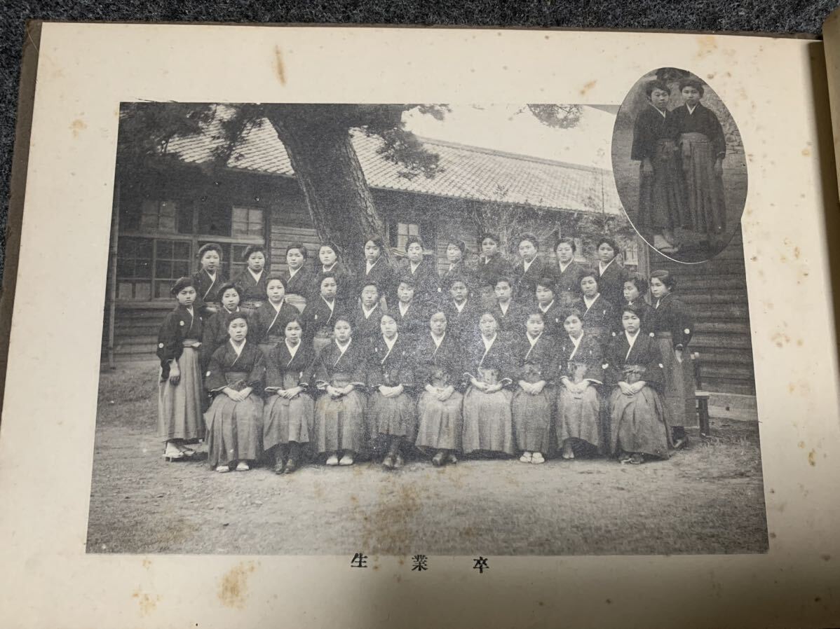 戦前 和歌山県立 師範学校 卒業アルバム 卒業写真帖 大正11年 3月 資料 女学校 女子校 女学生 _画像4