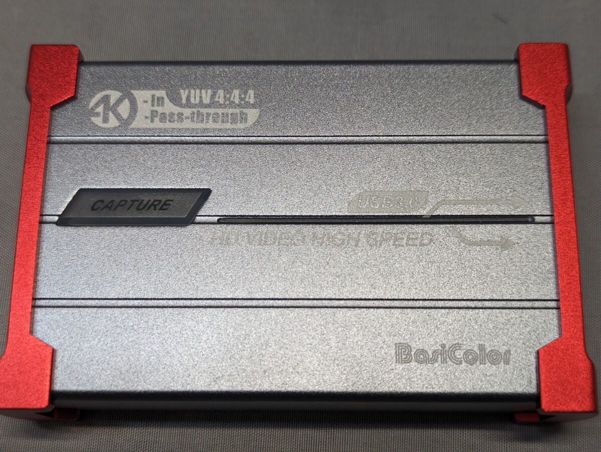 Basicolor HSV3218 USB3.0 キャプチャーボード switch対応 4K60FPS HDMIゲームキャプチャー パススルー対応 USB3.0 HDMIケーブル_画像2