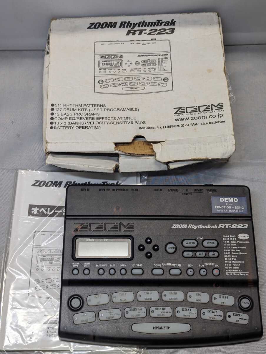 ZOOM RhythmTrak RT-223 ズーム リズムトラック リズムマシン ドラムマシン 楽器機材 器材 _画像1