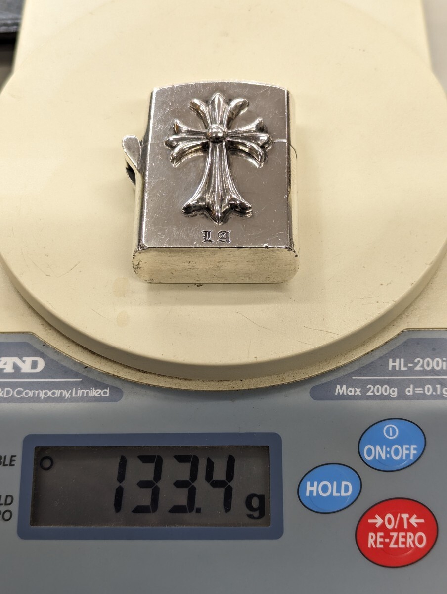 今季ブランド クロムハーツ CHROME HEARTS ジッポ ZIPPO LA限定 ロサンゼルス ペンダントトップ、チャーム