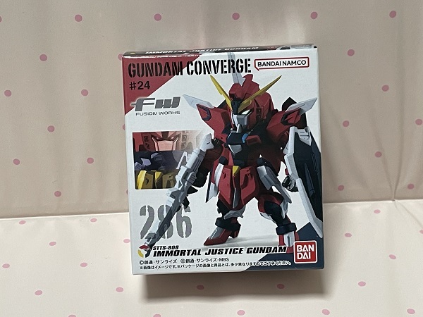 ガンダムコンバージ　＃２４　　イモータルジャスティスガンダム　　　　FW GUNDAM CONVERGE　 gundamconverge_画像1