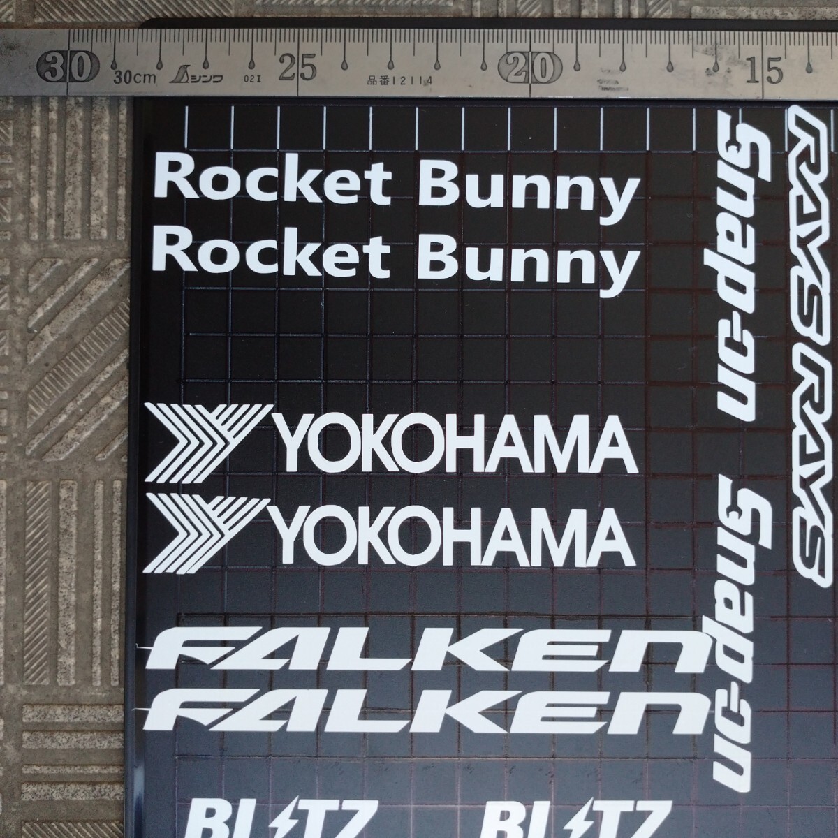 色指定可 1/10ラジコン ラジドリボディ用 カッティング ステッカー 7F YD-2 RDX GALM_画像7