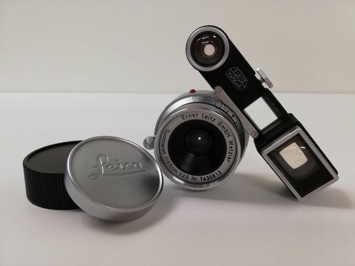 LEICA ライカ SUMMARON 35mm F3.5 Mマウント ズマロン メガネ ヌーキー付★Ernst Leitz GmbH Wetzlar 1197_画像1