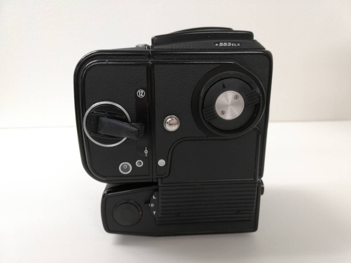 HASSELBLAD 553ELX ブラック 黒 中判フィルムカメラ ハッセルブラッド A12マガジン ウエストレベルファインダー 1212の画像4