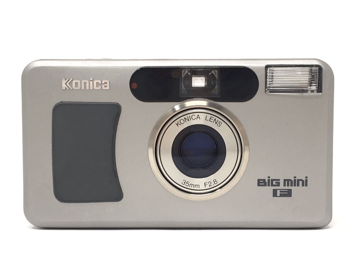 Konica Big Mini F コニカ ビッグミニF コンパクトフィルムカメラ シルバー