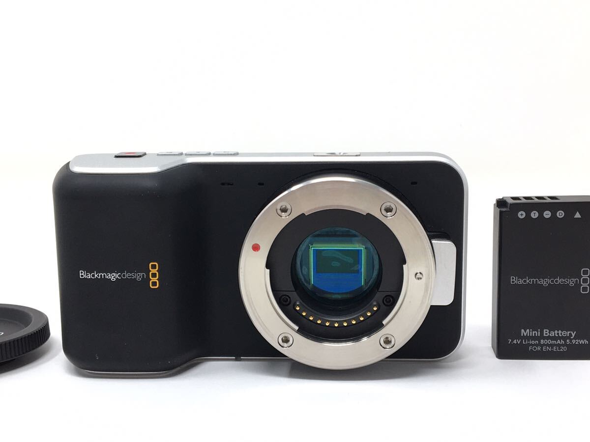 Blackmagic Design シネマカメラ Blackmagic Pocket Cinema Camera マイクロフォーサーズマウント MFT フルHD対応_画像1