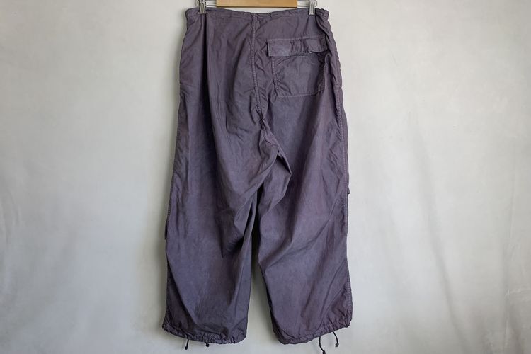  after dyeing gdo style!!70s Vintage US military ARMY Army M-65 snow duck over pants S-R purple series America the US armed forces cargo pants nr24590