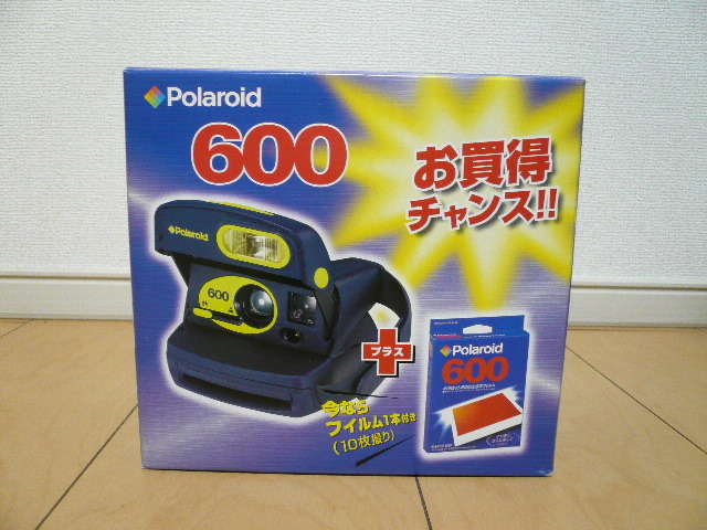 新品未使用! Polaroid 600 ポラロイド600 プラスフィルム１本付き! の画像1