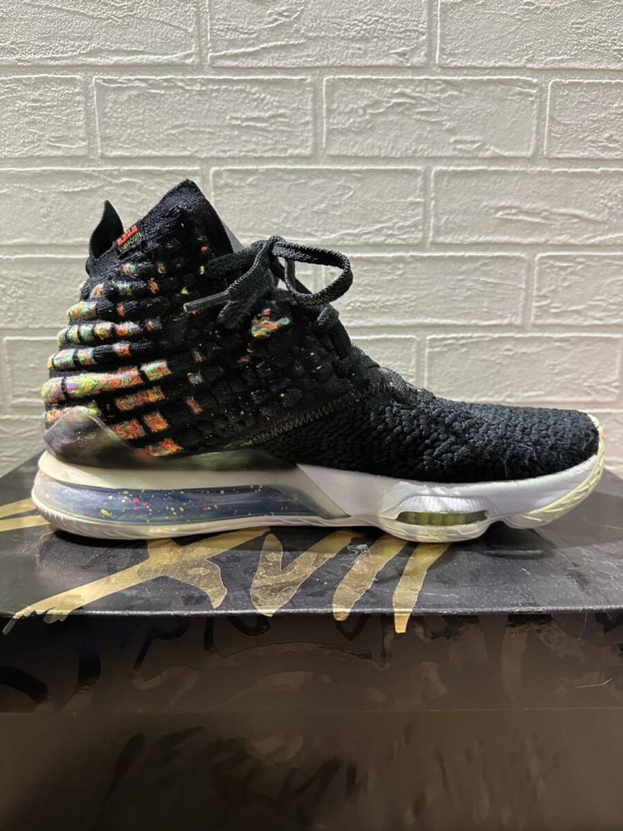 NIKE LEBRON 17 体育館バスケ使用品の画像3