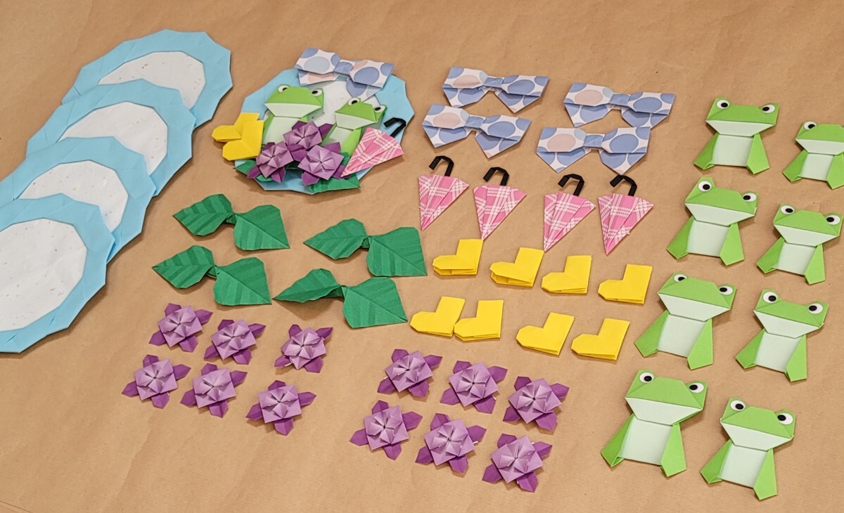  origami lease kit 6 month rainy season decoration construction 5 collection set ①