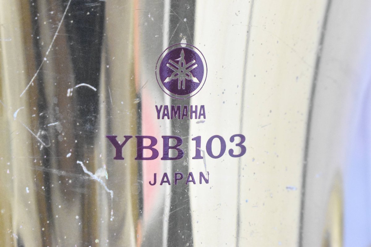 ◇p1080 ジャンク品 YAMAHA ヤマハ チューバ YBB103_画像7