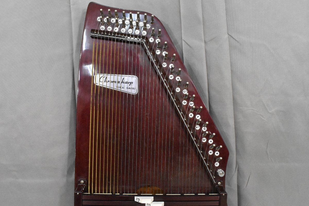 ◇p1166 中古品 Chroma harp TOKAI GAKKI 東海楽器 クロマハープの画像7