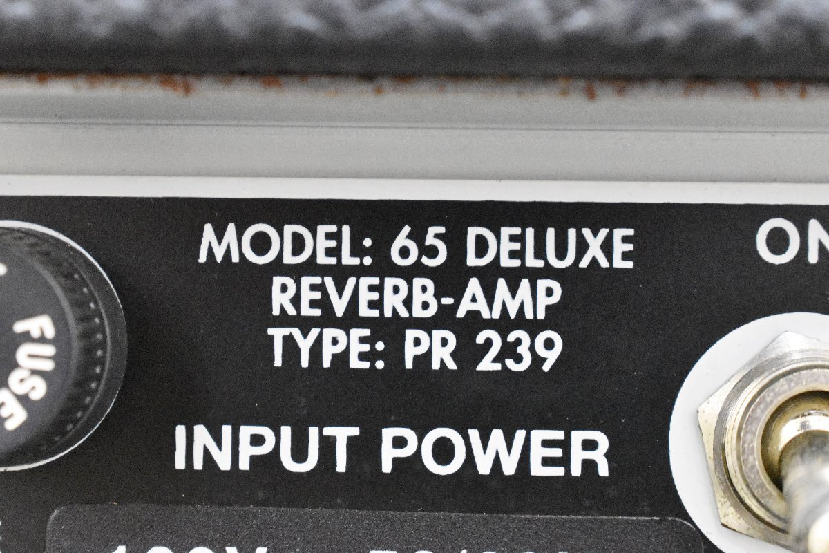 ◇p1290 中古品 Fender フェンダー ギターアンプ 65 DELUXE REVERB AMP PR239の画像6