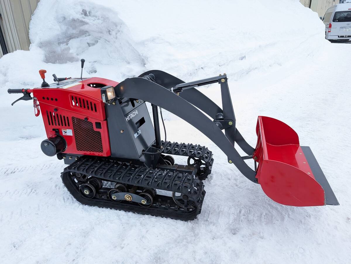Yahoo!オークション - 除雪機 日立建機 ML30-2 ミニローダー 2 Yahoo!オークション - 除雪機 日立建機 ML30-2 ミニローダー 2
