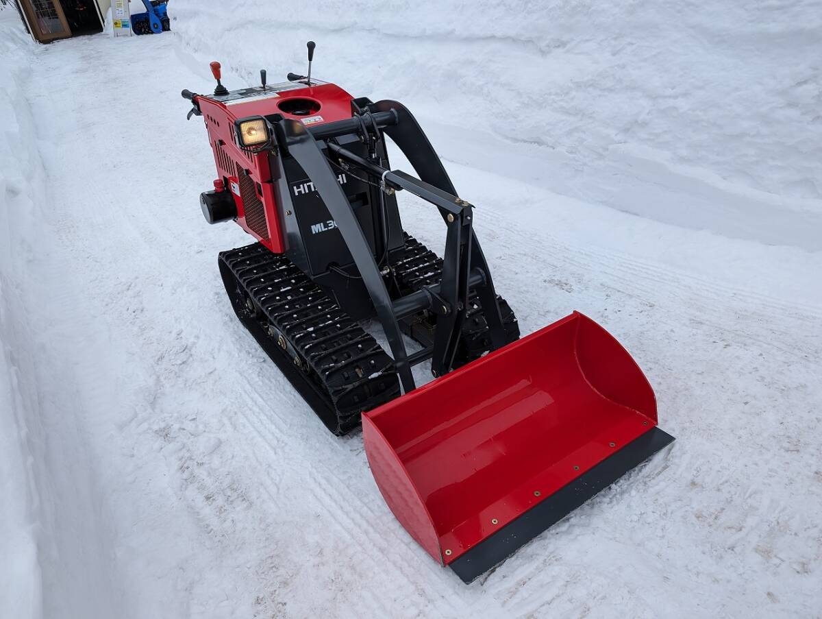 Yahoo!オークション - 除雪機 日立建機 ML30-2 ミニローダー 2 Yahoo!オークション - 除雪機 日立建機 ML30-2 ミニローダー 2