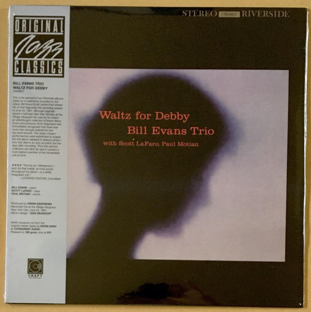 新品 送料無料 10年ぶり正規プレス盤 Bill Evans Waltz For Debby OJC Original Jazz Classics Craft アナログ盤 ビル エバンス エヴァンスの画像1