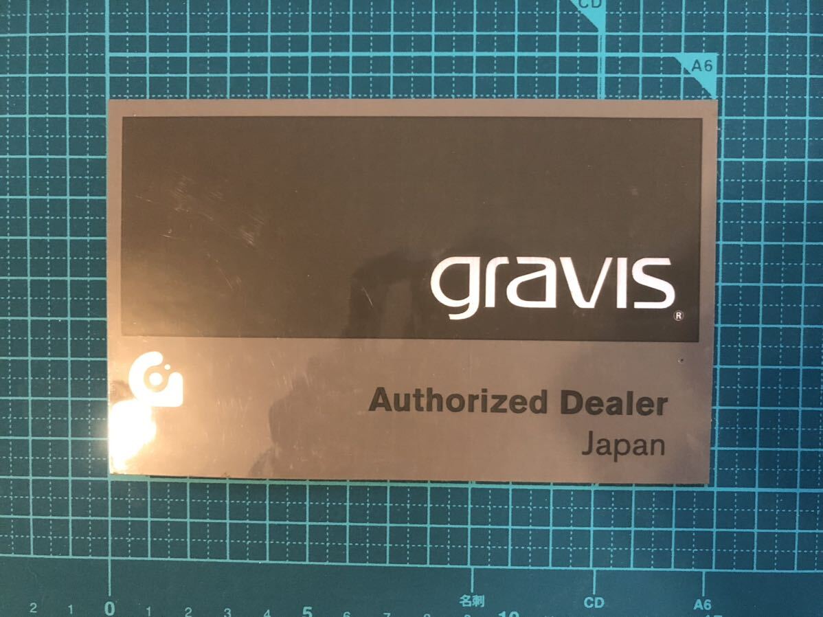 ステッカー】gravis　非売品ショップ限定ステッカー_画像1