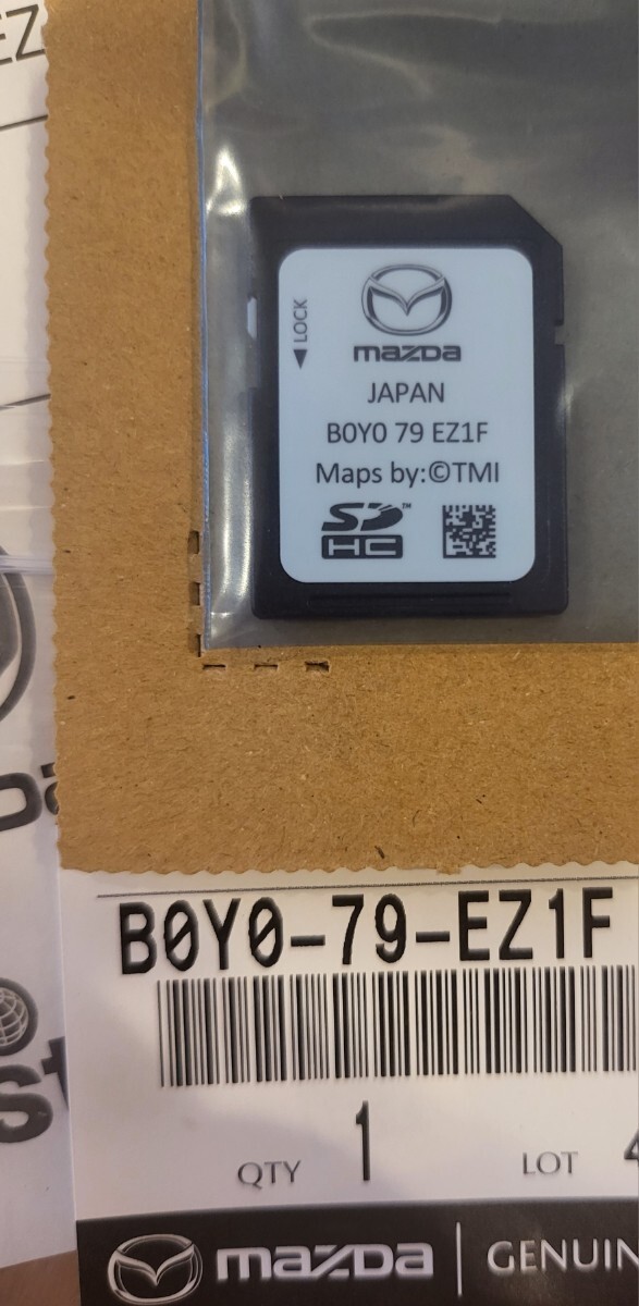 【新品正規品】他車使用を完全保証 B0Y079EZ1 F マツダ 地図 ナビ SD カード アドバンス マツコネ マツダコネクト ouji224