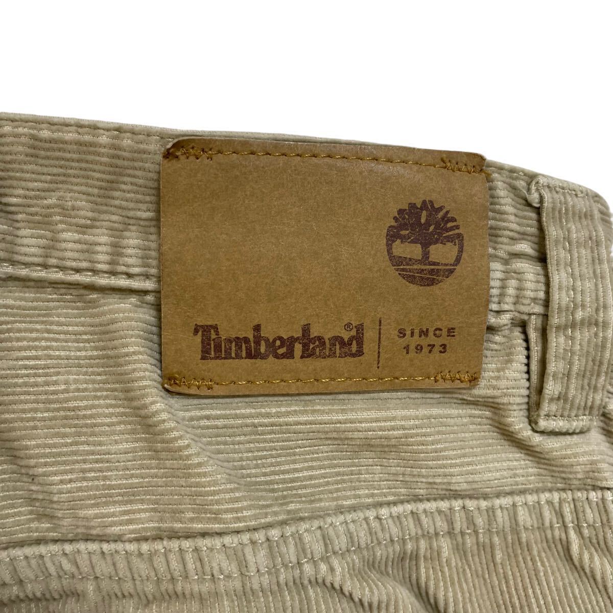 TIMBERLAND ティンバーランド コーデュロイパンツ 細畝 ベージュ アメカジ ワーク 古着 W34 L32_画像3