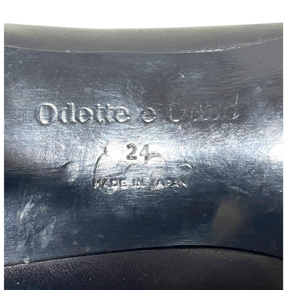 odette e odette(オデットエオディール) ヒーレザーシューズ 日本製 ブラック 24cm_画像7