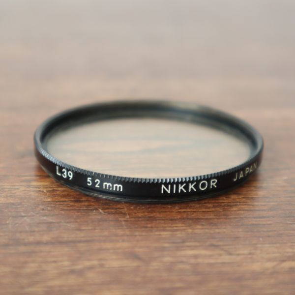 fb60590 レンズ保護フィルタ プロテクタ 3個 NIKKOR JAPAN UV 55mm L1Bc 52mm L39 52mm 3種 ジャンク_画像4