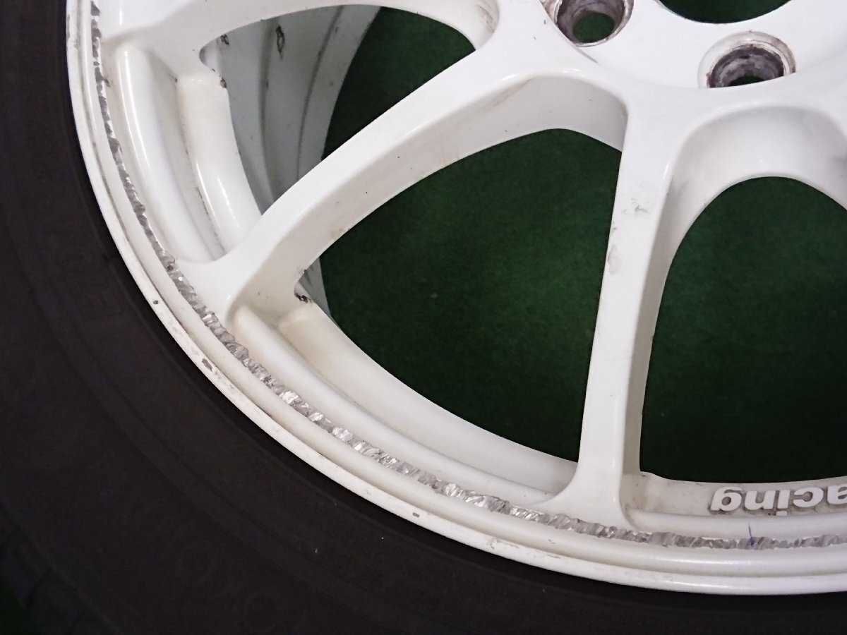 ★中古品★ ADVAN RACING 16×7J＋48 100-5H YOKOHAMA db DECIBEL E70 205/55R16 2016年製【他商品と同梱歓迎】_画像6