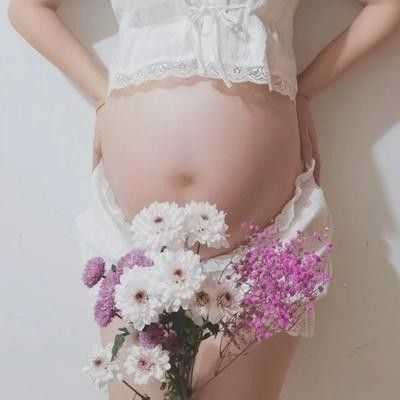 価格交渉可 マタニティフォト マタニティ 妊婦 記念日 衣装 ホワイト 赤ちゃん