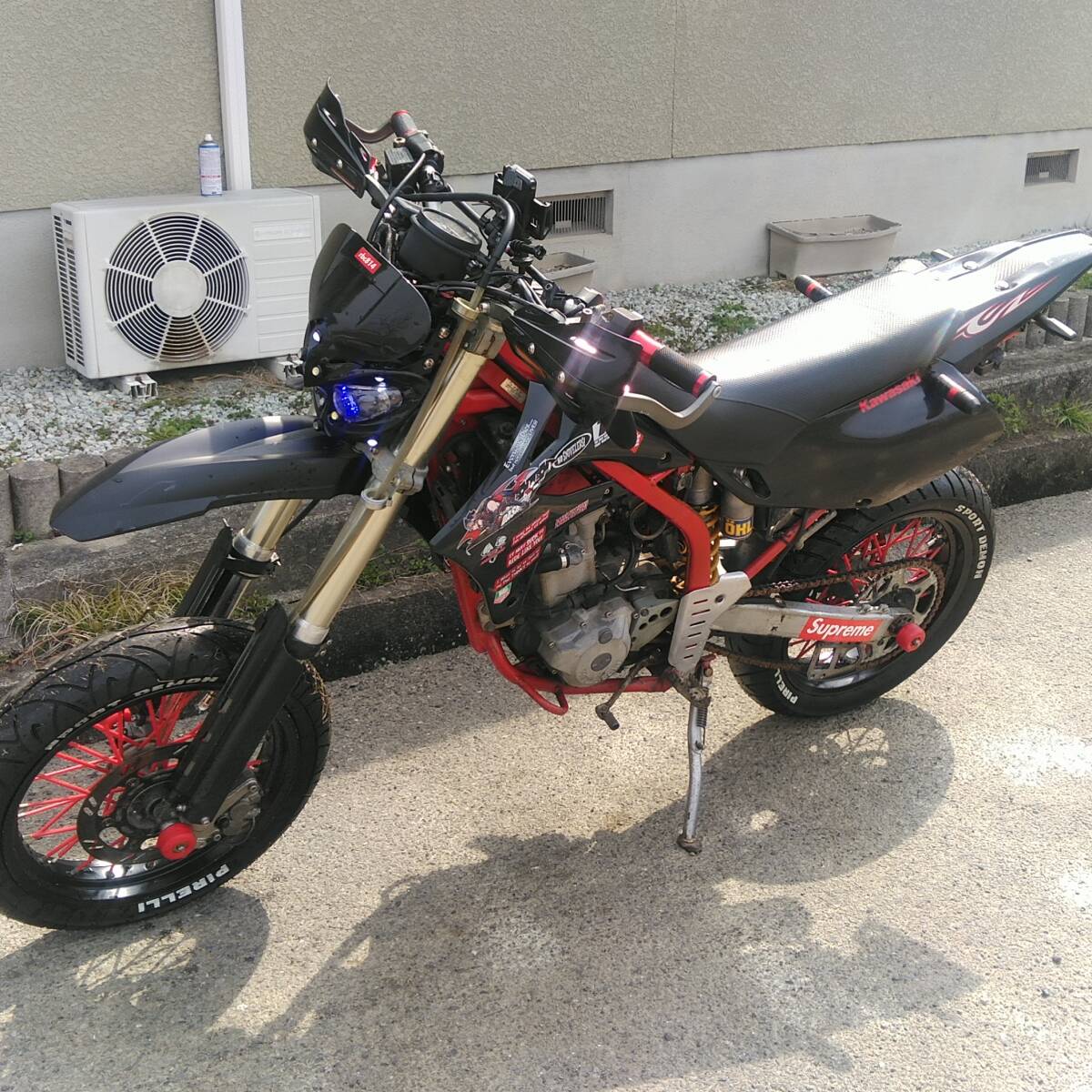 タイヤ前後バリ山 KLX250 好調の画像8