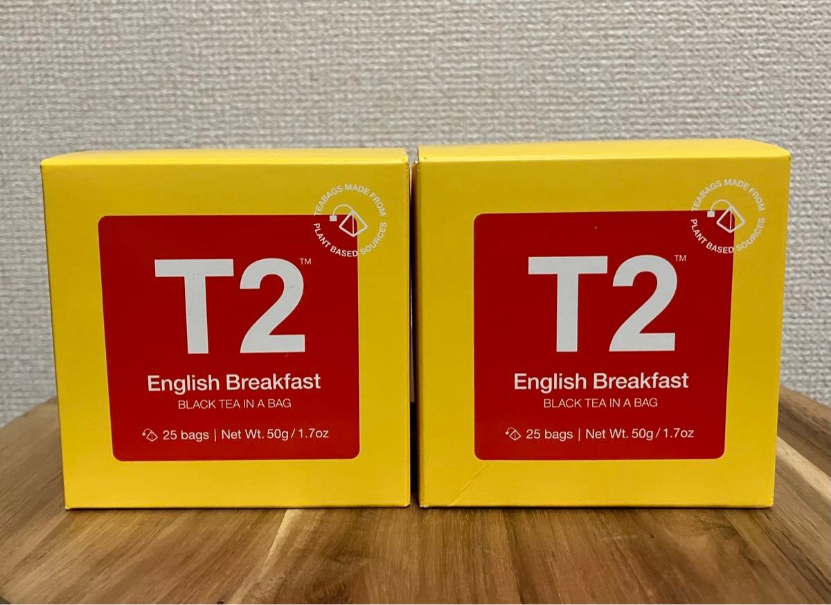 T2 イングリッシュブレックファスト ティーバック1箱25個入り 2 T2 イングリッシュブレックファスト ティーバック1箱25個入り 2