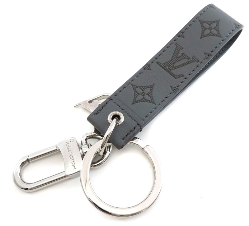  unused Louis Vuitton key holder * Dragon n key ring LV Shape M00893 LOUIS VUITTON gray /33057