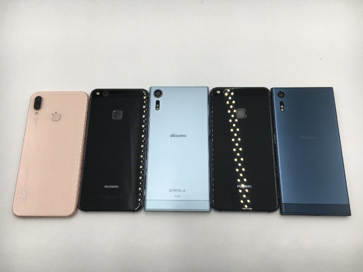 ♪▲【SONY HUAWEI ソニー ファーウェイ】スマホ Android 部品取り ○判定/SIMフリー 5点セット SO-03J 他 まとめ売り 0311 11_画像9