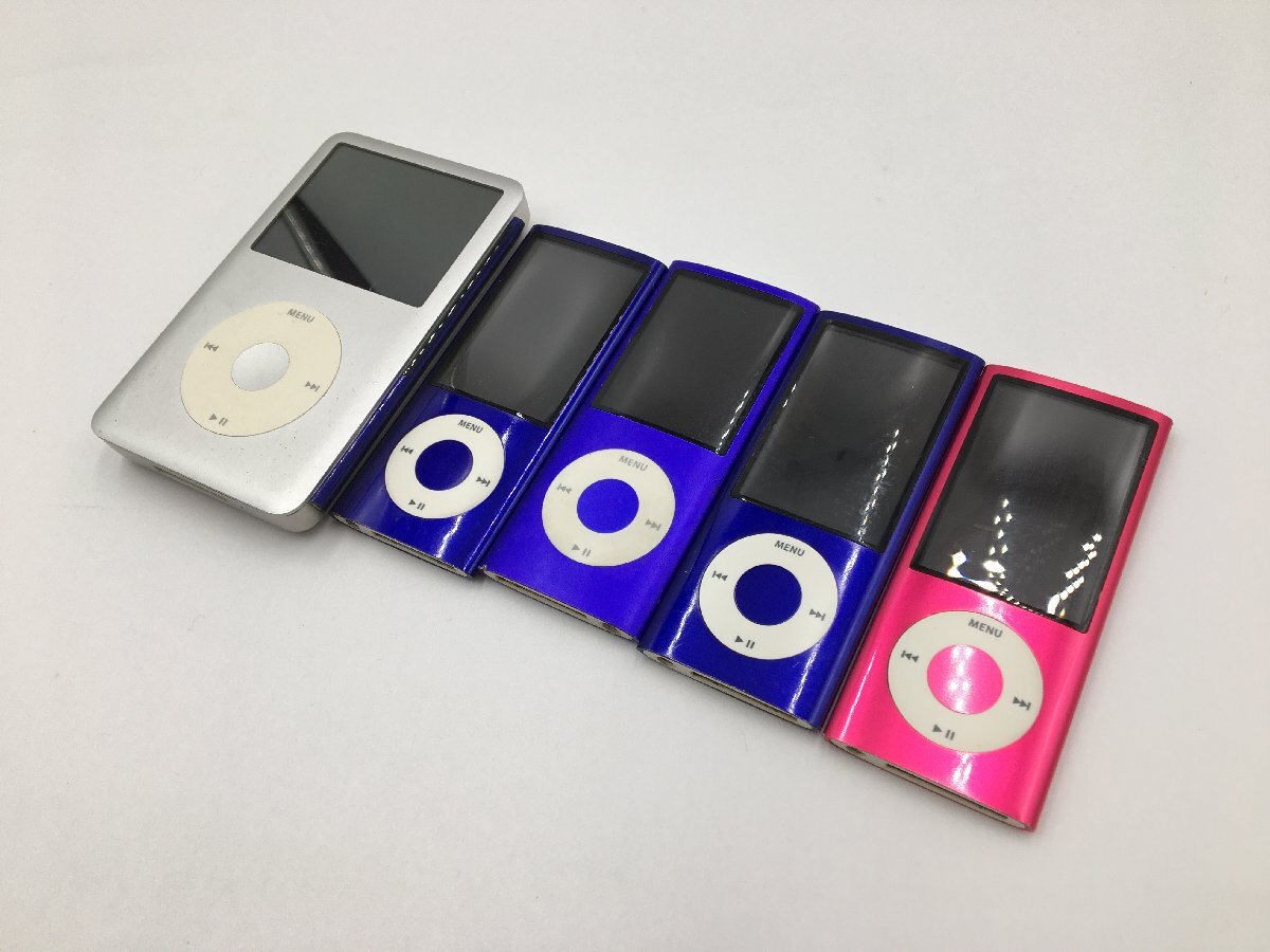 ♪▲【Apple アップル】iPod Classic nano 第5世代 MB145J MB739J MC034J MC050J 8 160GB 5点セット まとめ売り 0318 9_画像1