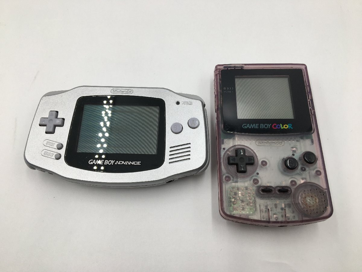 ♪▲【Nintendo ニンテンドー】ゲームボーイアドバンス/ゲームボーイカラー 2点セット AGB-001 他 まとめ売り 0320 7_画像2