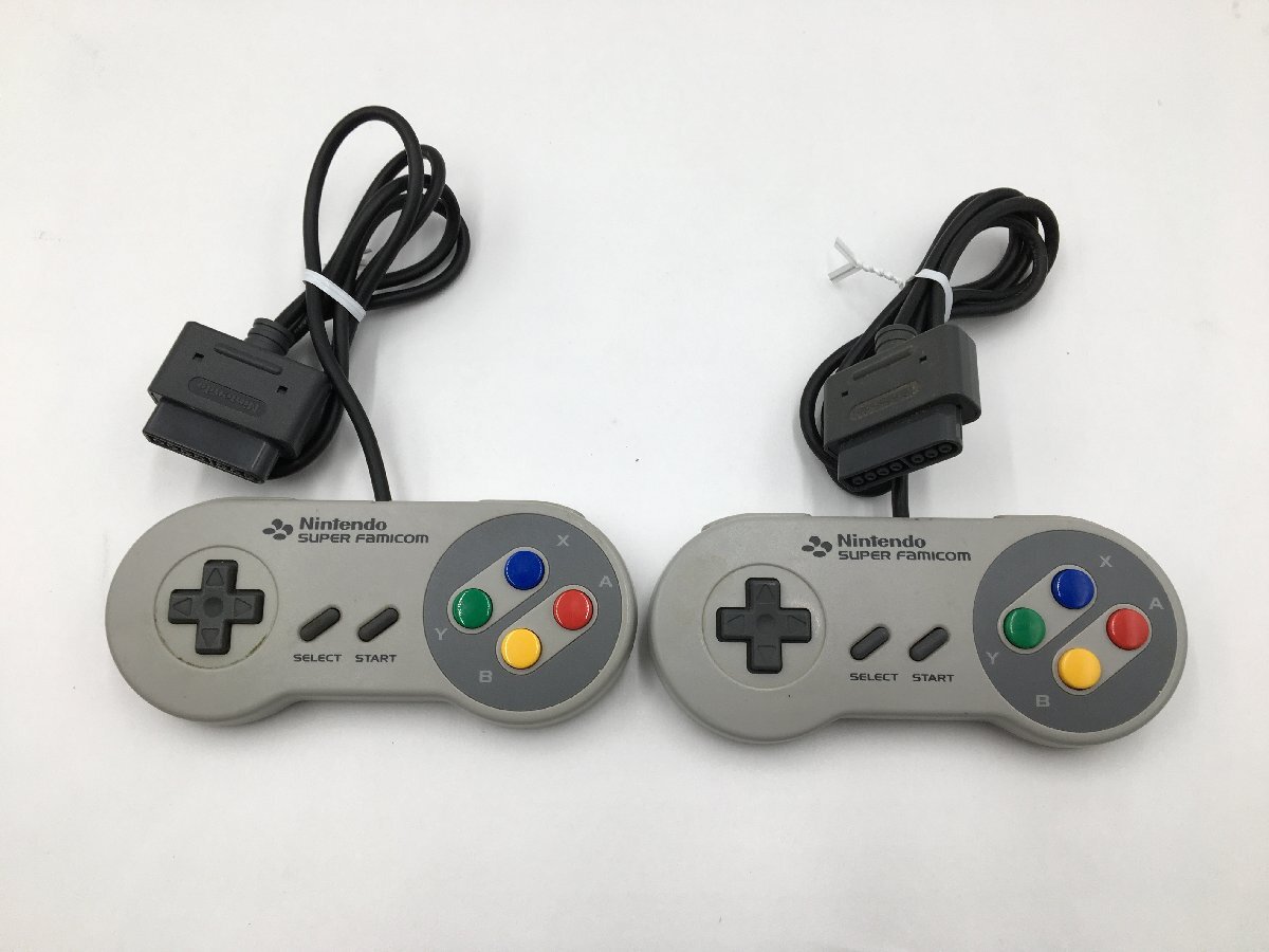 ♪▲【Nintendo】スーパーファミコン 本体 1チップ仕様 SNS 1CHIP 01/コントローラー 3点セット SHVC-001 他 まとめ売り 0320 2_画像8