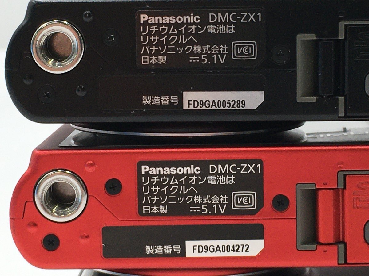 ♪▲【Panasonic パナソニック】コンパクトデジタルカメラ 3点セット LUMIX DMC-ZX1 DMC-FX9 まとめ売り 0325 8_画像8