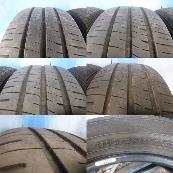 送料無料★8～9分山 19年 4本 ダンロップ 205/60R16 ENASAVE EC204 16インチ★33957_画像2