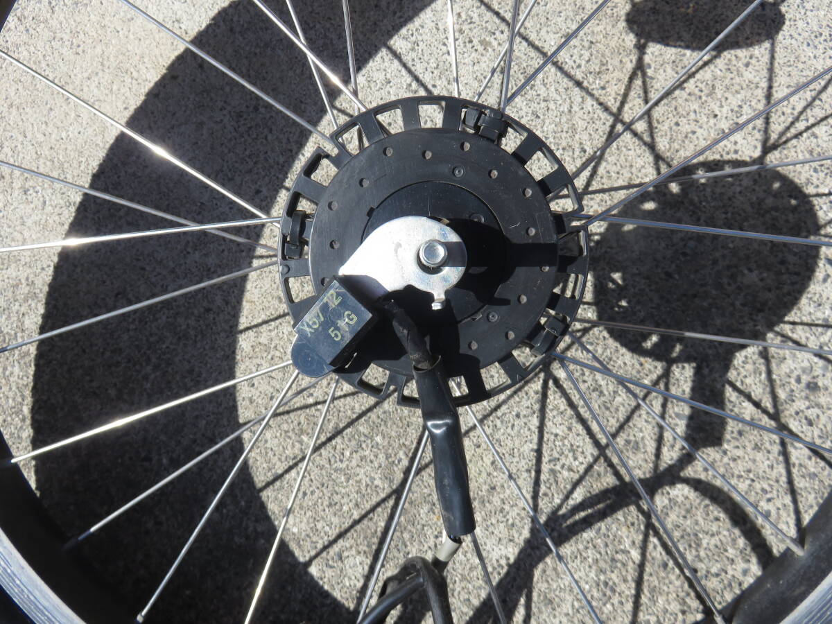電動アシスト自転車/ブリヂストン Angelino/アンジェリーノ 前輪 20インチ の画像2