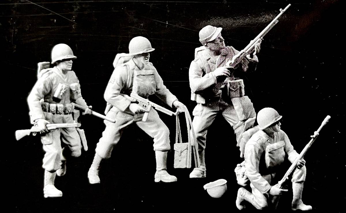 ■ ドラゴン 【絶版】 1/35 アメリカ レンジャーズ特殊部隊 ノルマンディ 1944 訳あり_画像4