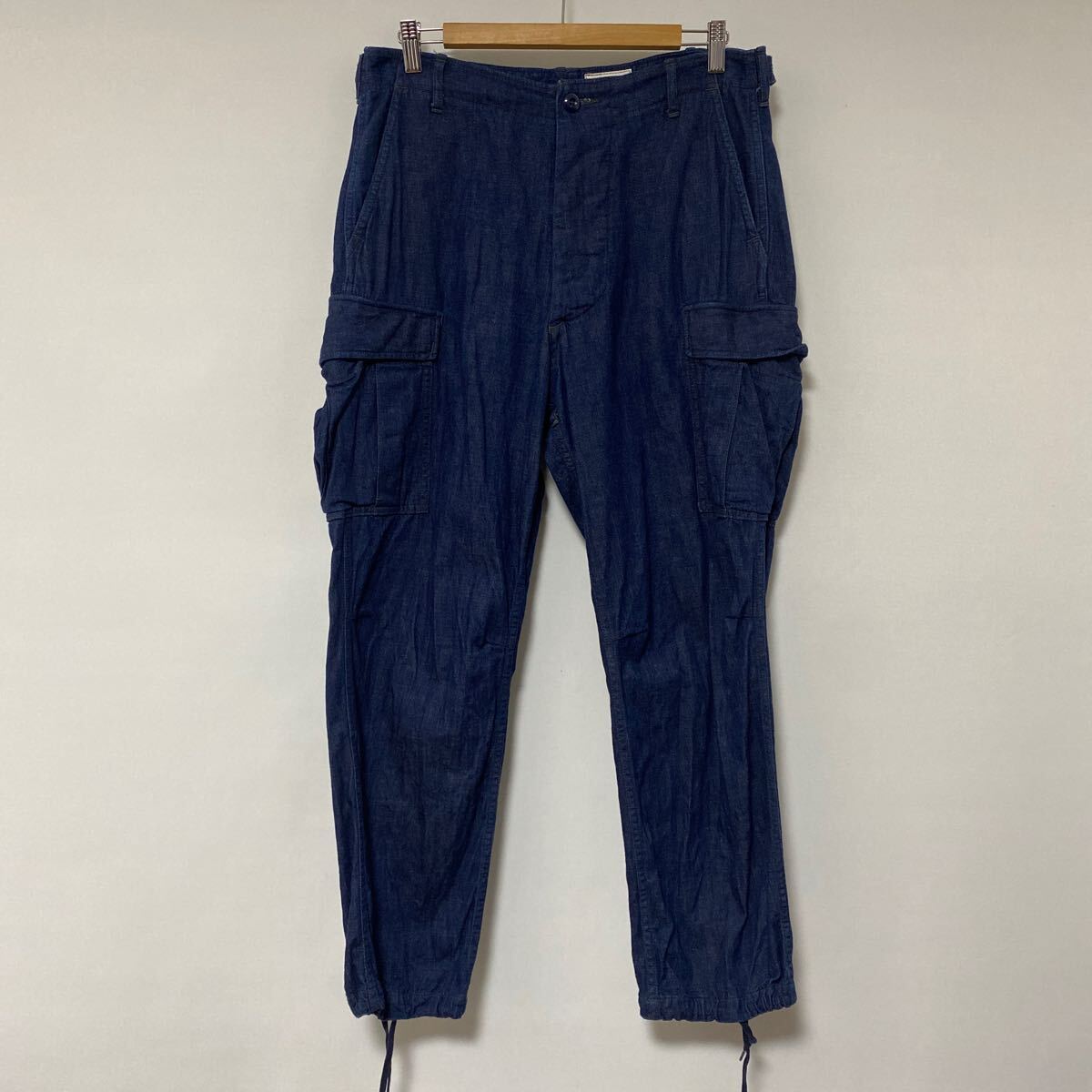 美品 corona utility FATIGUE SLACKS M デニム denim コロナ ユーティリティ ジャングル ファティーグ カーゴ パンツ_画像1