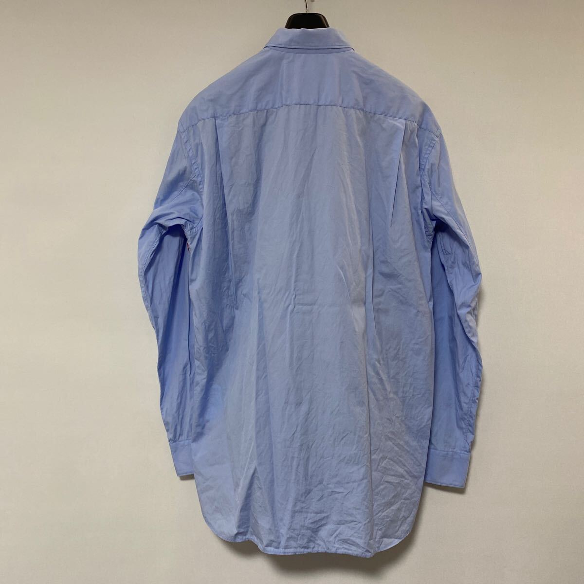 美品 COMME des GARCONS SHIRT 変形 パッチワーク シャツ M コムデギャルソン ドット サイケ_画像3