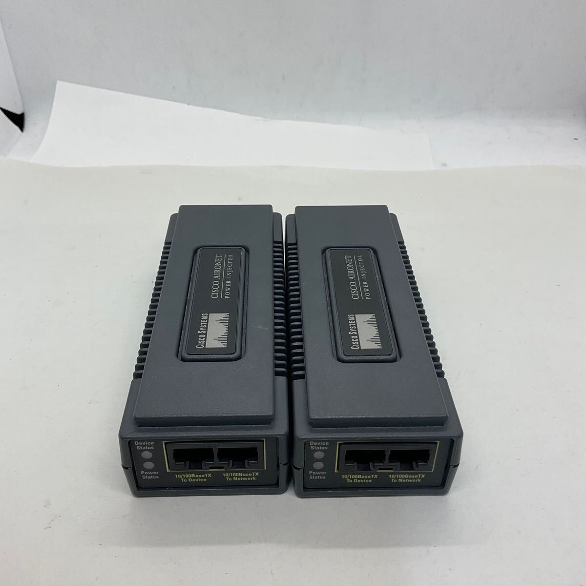 ◎(D534) Cisco AIR-PWRINJ3 Aironet パワーインジェクタ 2個 アダプタなし 中古 _画像3