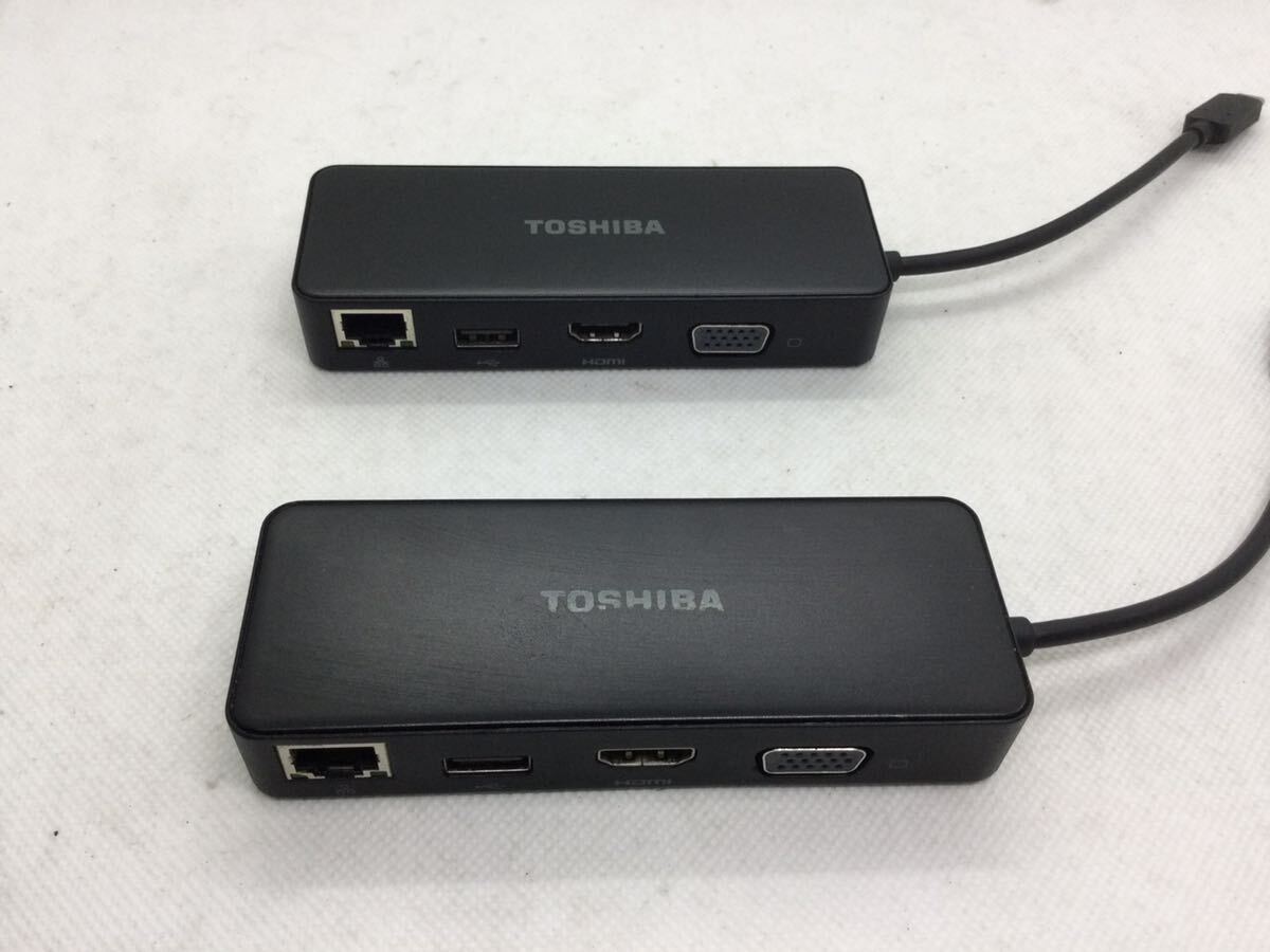 ◆0328)3個セット TOSHIBA USB－C to HDMI／VGA Travel Adapter PA5272U-3PRP・PA5272U-2PRP 2個_画像4