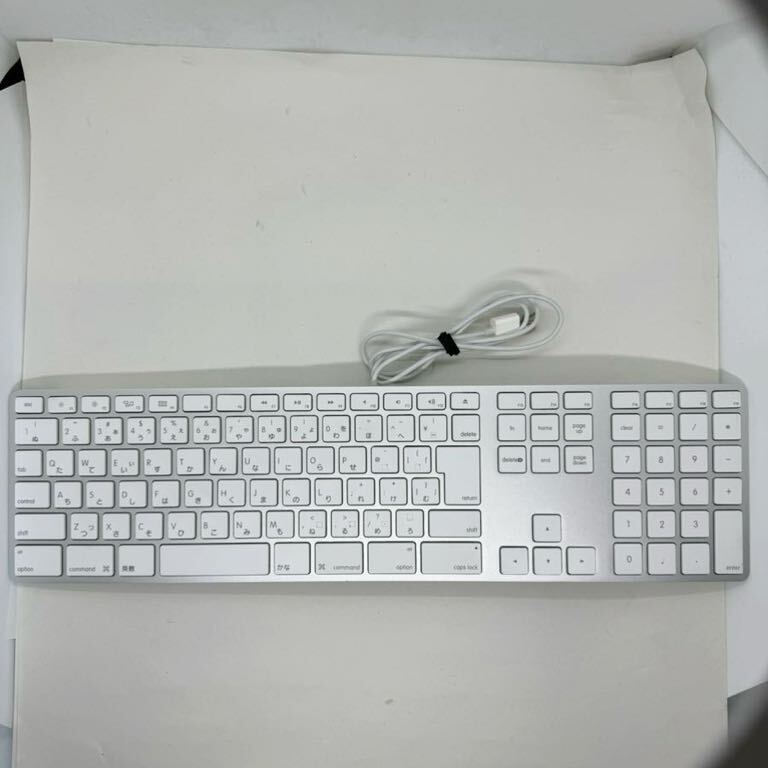 *Apple Keyboard マック 純正 USBキーボード  A1243 中古美品 動作品 在庫複数ありの画像1