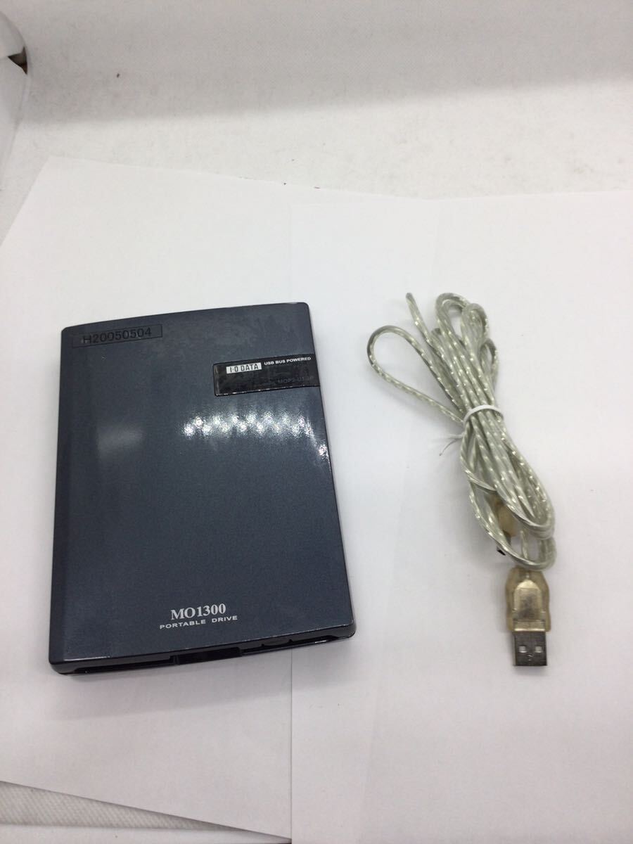 *(021611) IODATA MO Drive 1.3GB MOP2-U1.3P USB correspondence used operation goods 