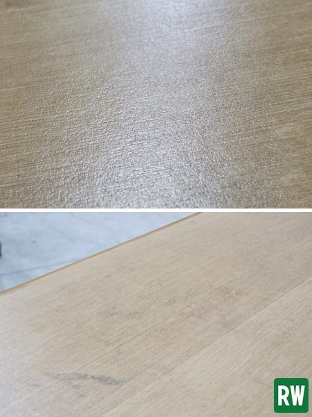 テーブル 幅1250×奥行き750×高さ650ｍｍ 作業机 木製 ダイニングテーブル [3-K205]_写真7枚目上（天板表面アップの写真）