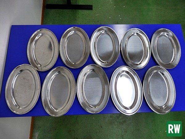 [10 шт. комплект ] маленький штамп тарелка ширина 350× глубина 236mm закуска byufe большая тарелка yakiniku tray для бизнеса кулинария [3]