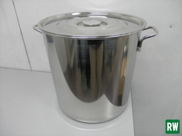 SUS304 kitchen pot / stockpot 35cm cover attaching 18-8 stainless steel [6-196700]
