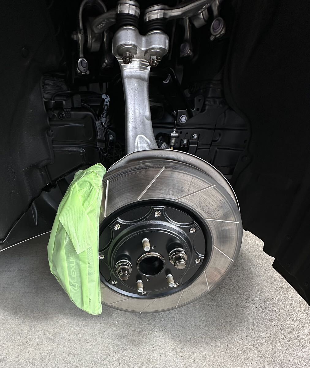  Lexus lc500 ls500 front rotor one-off new old goods slit LEXUS 2 piece brake rotor rear rom and rear (before and after) 