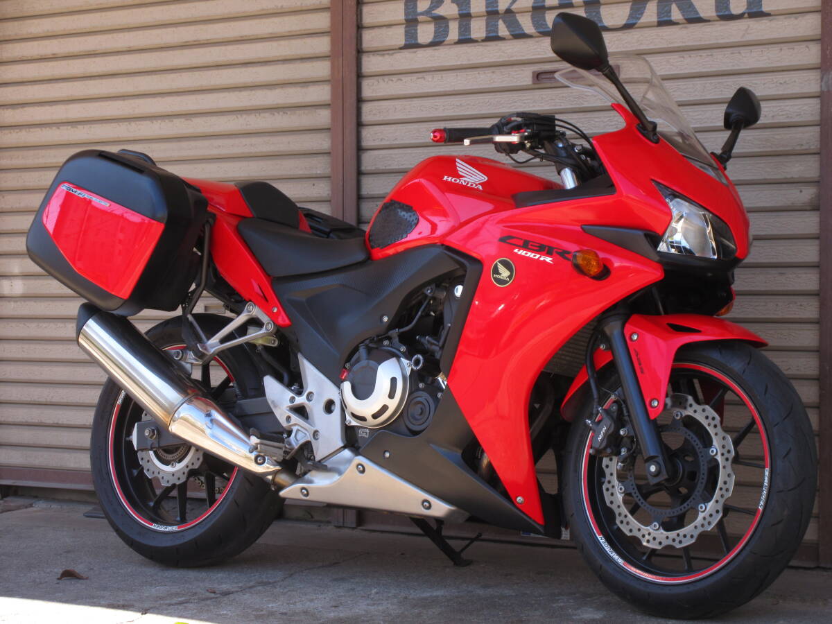 ★CBR400R NC47★美車！パニアケース！ETC！埼玉県〜全国発送可！ローン可！ニンジャ400等！_画像1