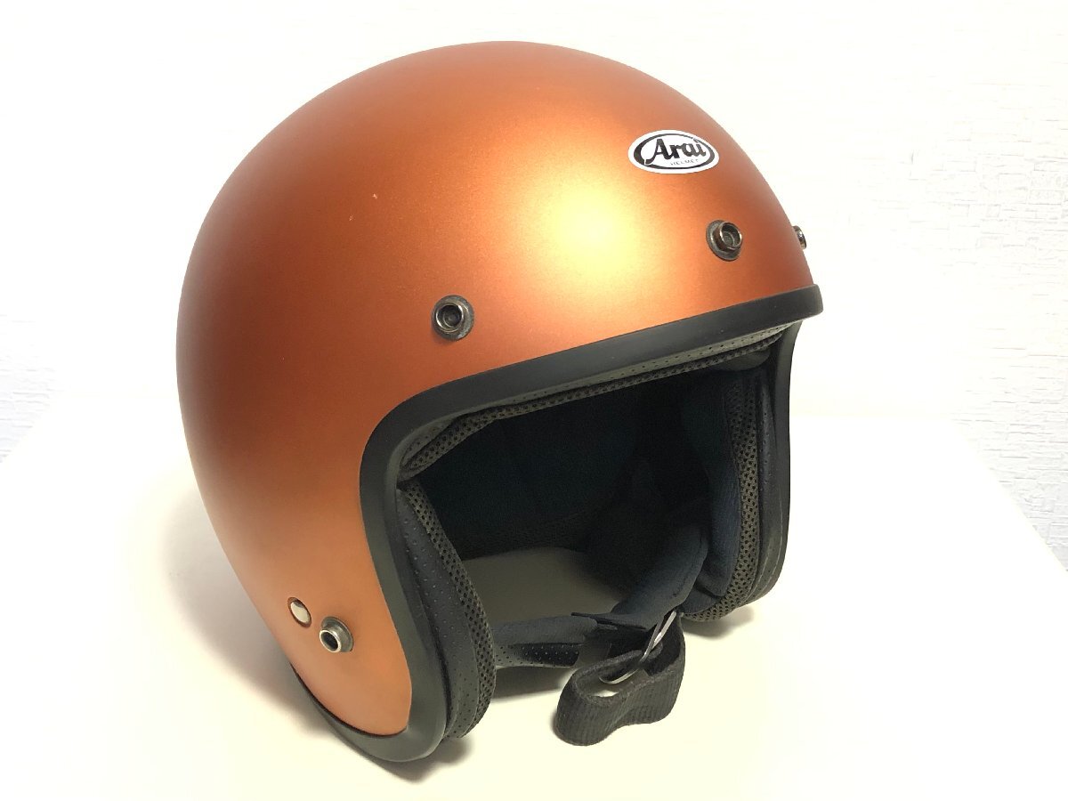 最終値下げ！お買得■ARAI アライ クラシック MOD ジェットヘルメット 定価35,200円■Lサイズ ダスクオレンジの画像7